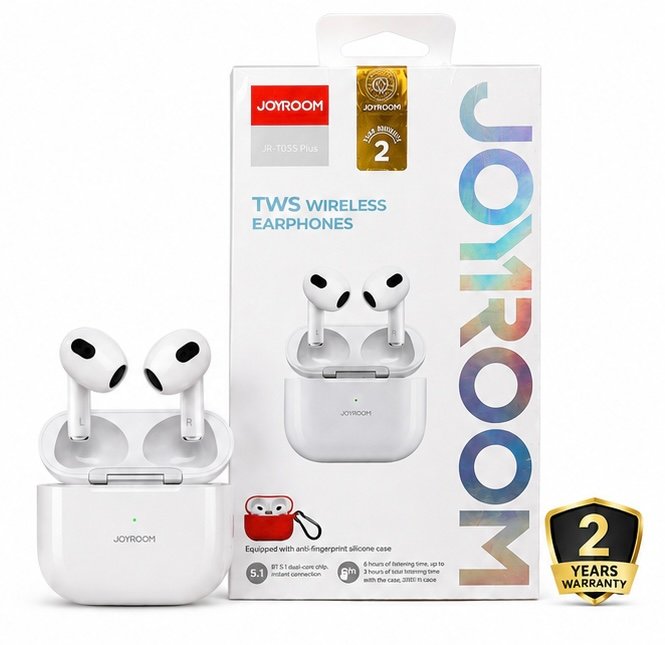 🔥 JOYROOM JR-T03S Plus TWS Wireless Earbuds 🎧